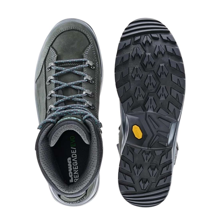 Damskie buty trekkingowe Lowa Renegade EVO GTX MID Ws – Asphalt/Turkis
