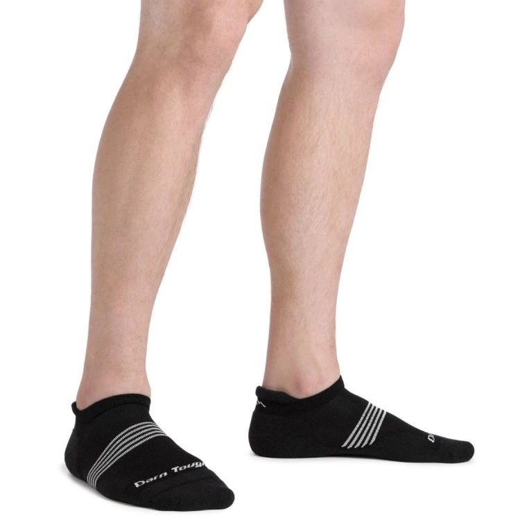 Skarpety Darn Tough Men's Element No Show Tab Lightweight Running Socks – Black