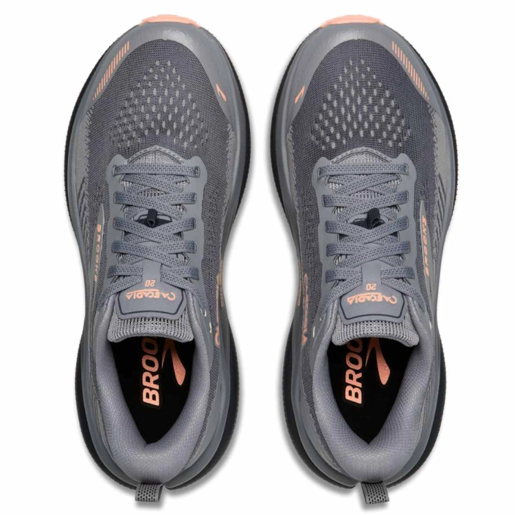 Damskie buty do biegania Brooks Cascadia 20 – Grey/Grey/Peach