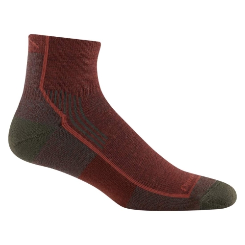 Męskie skarpety trekkingowe Darn Tough Men's Hiker Quarter Midweight Hiking Sock – Chestnut