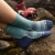Damskie skarpety trekkingowe Darn Tough Women's Light Hiker Micro Crew Lightweight Hiking Sock – Aqua