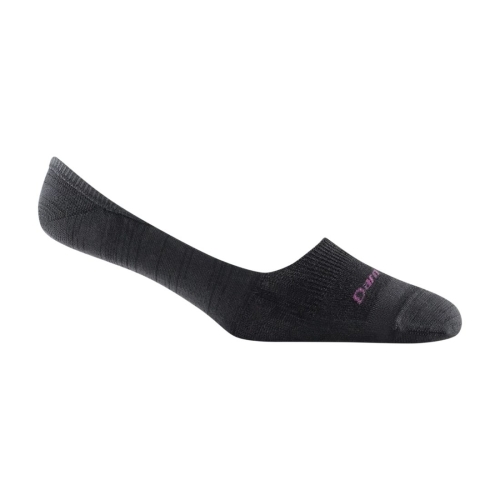 Darn Tough Women's Solid No Show Invisible Lightweight Lifestyle Socks – Black