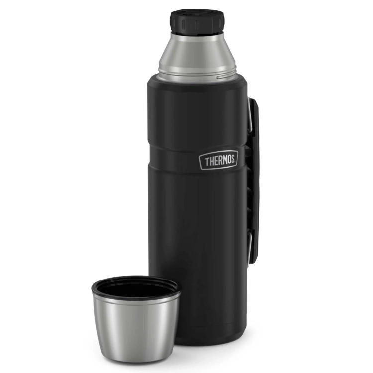 Duży termos z uchwytem THERMOS King 1,2L - Matte Black