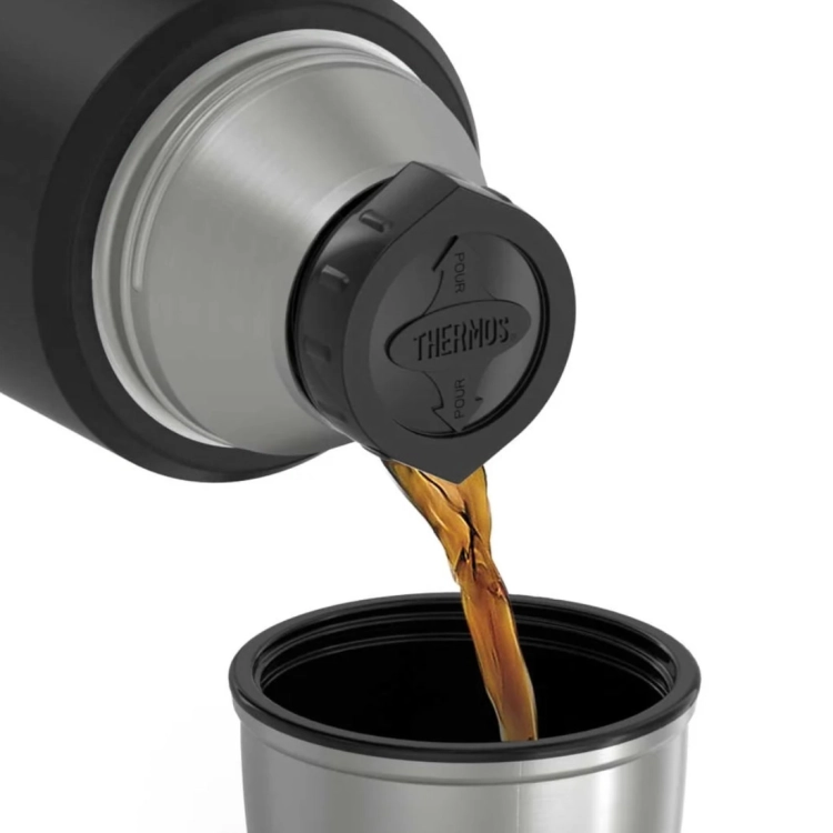 Duży termos z uchwytem THERMOS King 1,2L - Matte Black