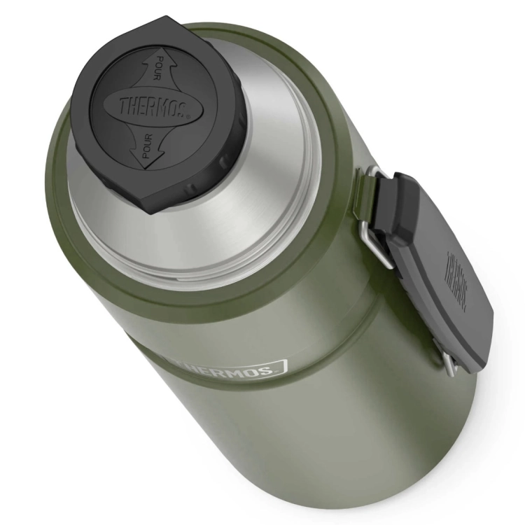 Duży termos z uchwytem THERMOS King 1,2L - Army Green