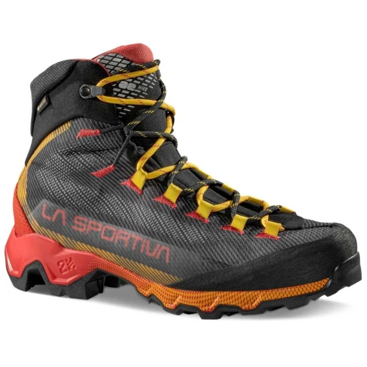 Męskie buty trekkingowe La Sportiva Aequilibrium Hike GTX – Carbon/Yellow