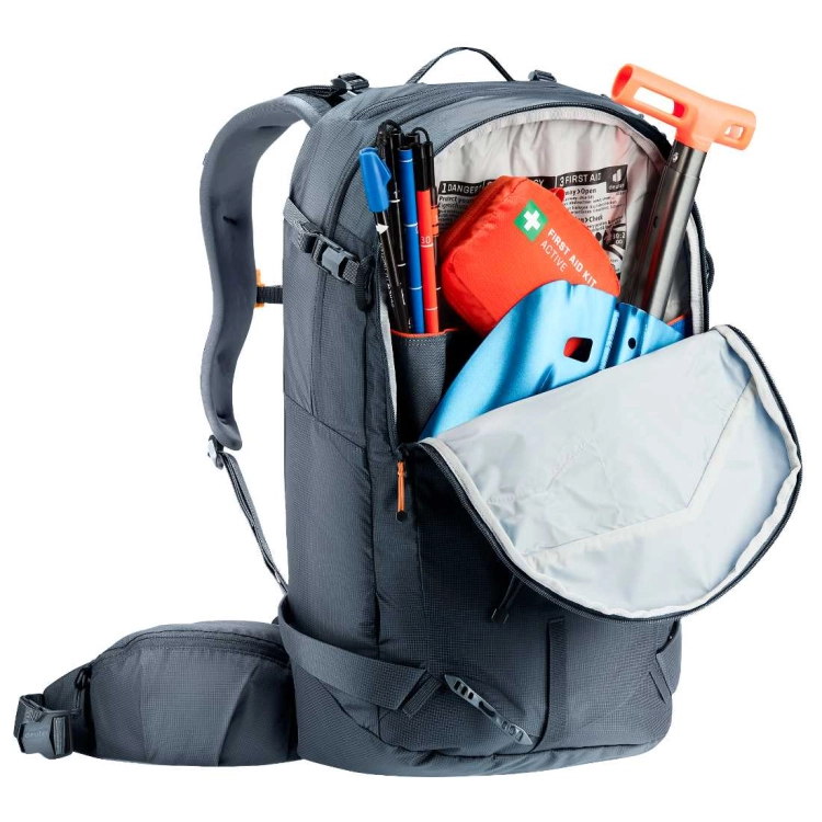 Lekki plecak skitourowy Deuter Freerider 30 - Black