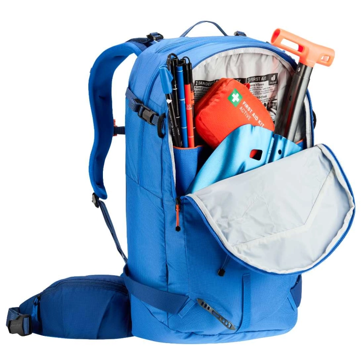 Lekki plecak skitourowy Deuter Freerider 30 - Neptune-Nightblue