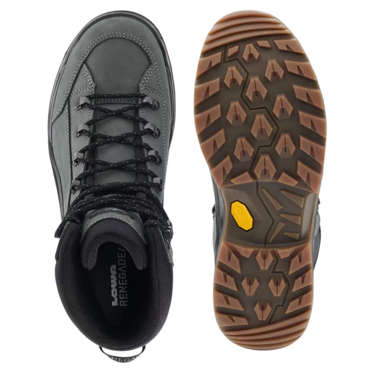 Męskie buty trekkingowe Lowa Renegade EVO GTX MID - Dark Grey/Black