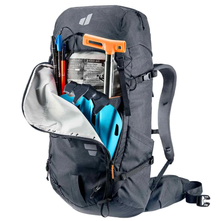 Pojemny plecak freeridowy Deuter Freescape Tour 40 - Black