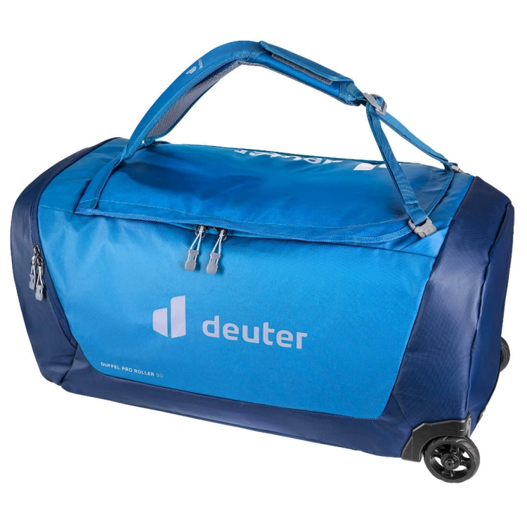 Składana torba podróżna z kółkami Deuter Duffel Pro Roller 90 - Neptune-Nightblue
