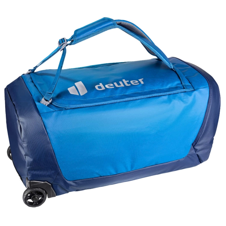 Składana torba podróżna z kółkami Deuter Duffel Pro Roller 90 - Neptune-Nightblue