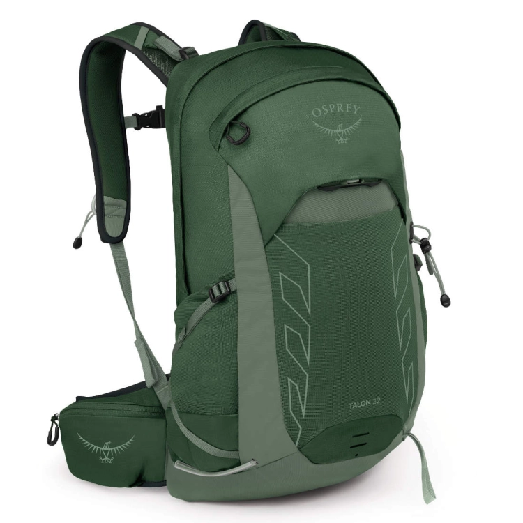 Męski plecak turystyczny Osprey Talon 22 – Green Canopy Pine Leaf