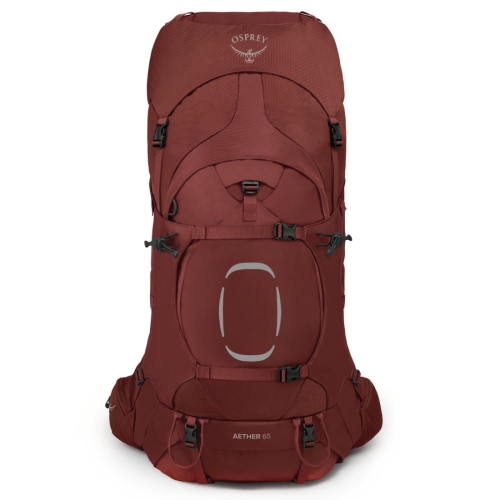 Trekingowy plecak męski Osprey Aether 65 L/XL - Acorn Red