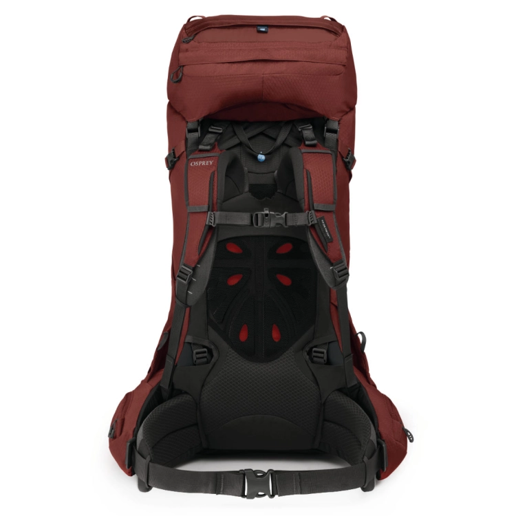 Trekingowy plecak męski Osprey Aether 65 L/XL - Acorn Red