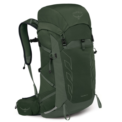 Męski plecak turystyczny Osprey Talon 33 – Green Canopy Pine Leaf