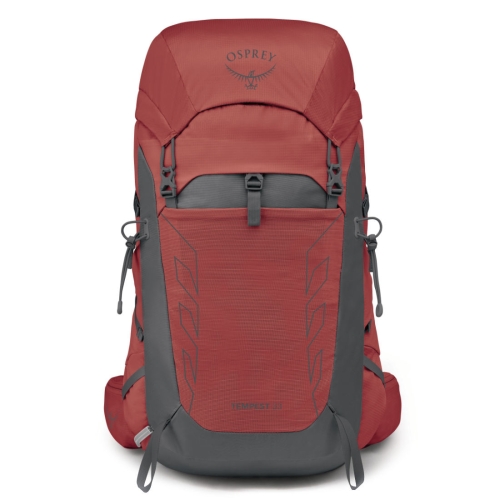 Damski plecak turystyczny Osprey Tempest 33 – Red Pampas Coal Grey