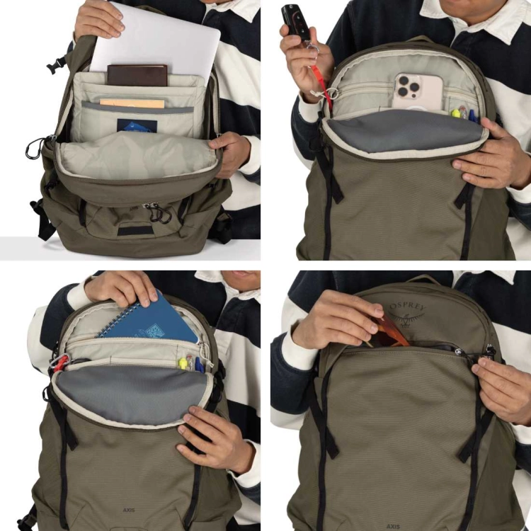 Plecak miejski na laptopa Osprey Axis 24 - Black