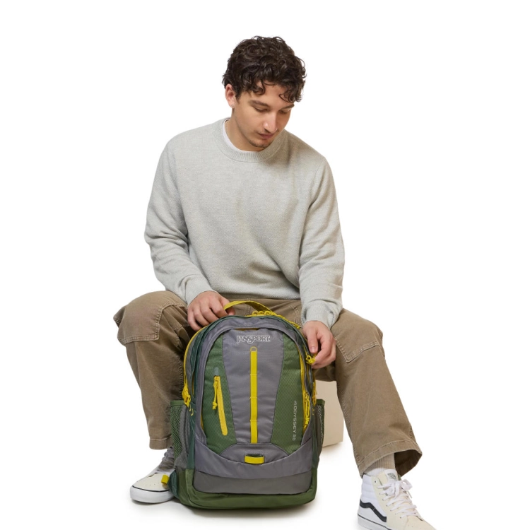 Pojemny plecak na laptopa JanSport Odyssey – Cargo Green