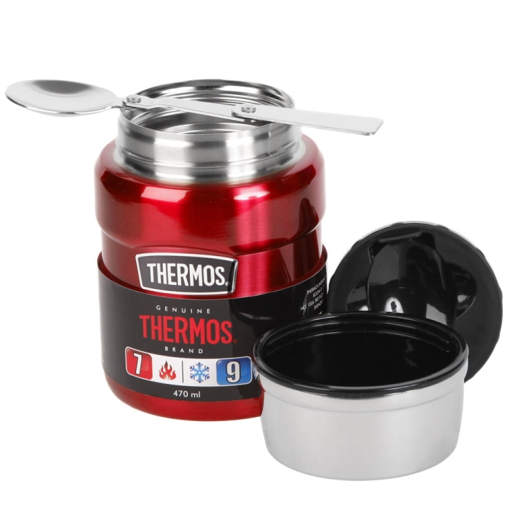 Termos na żywność THERMOS King Food Jar 470ml Cranberry
