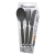Zestaw sztućców Sea To Summit Camp Cutlery Set - 3pc - Charcoal