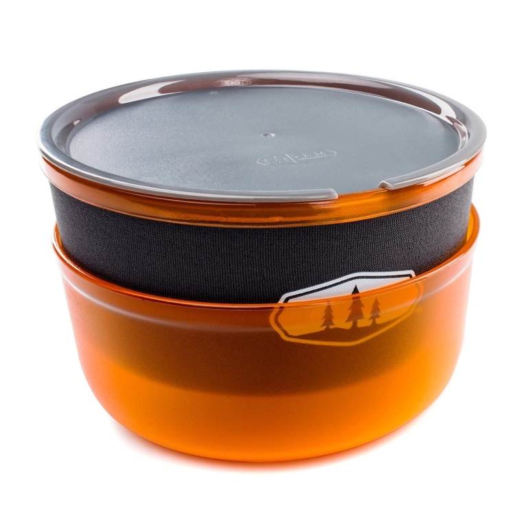Zestaw naczyń turystycznych GSI Outdoors Glacier Stainless Dualist