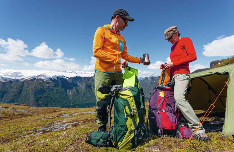 Duży plecak trekkingowy