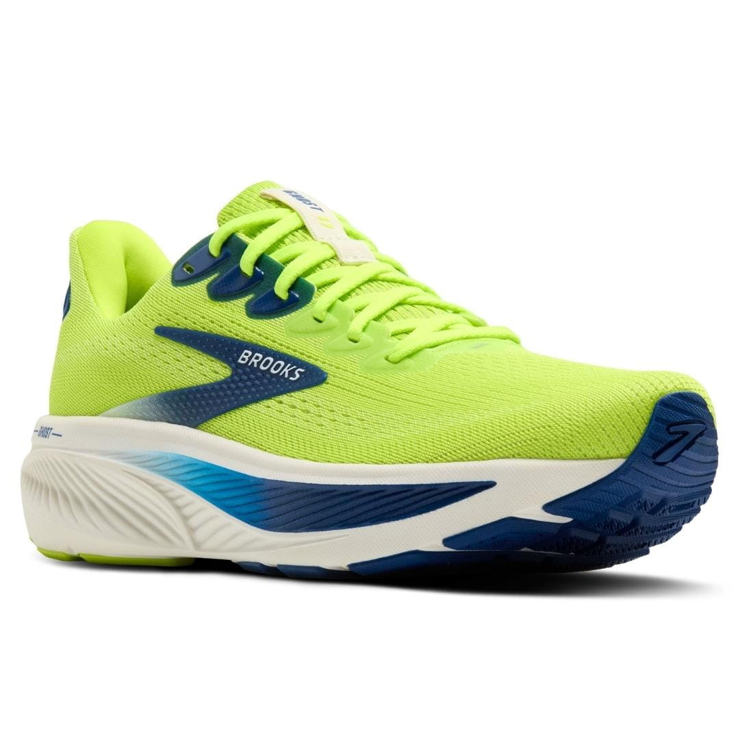 Męskie buty do biegania Brooks Ghost 17 – Acid Lime/Navy/White