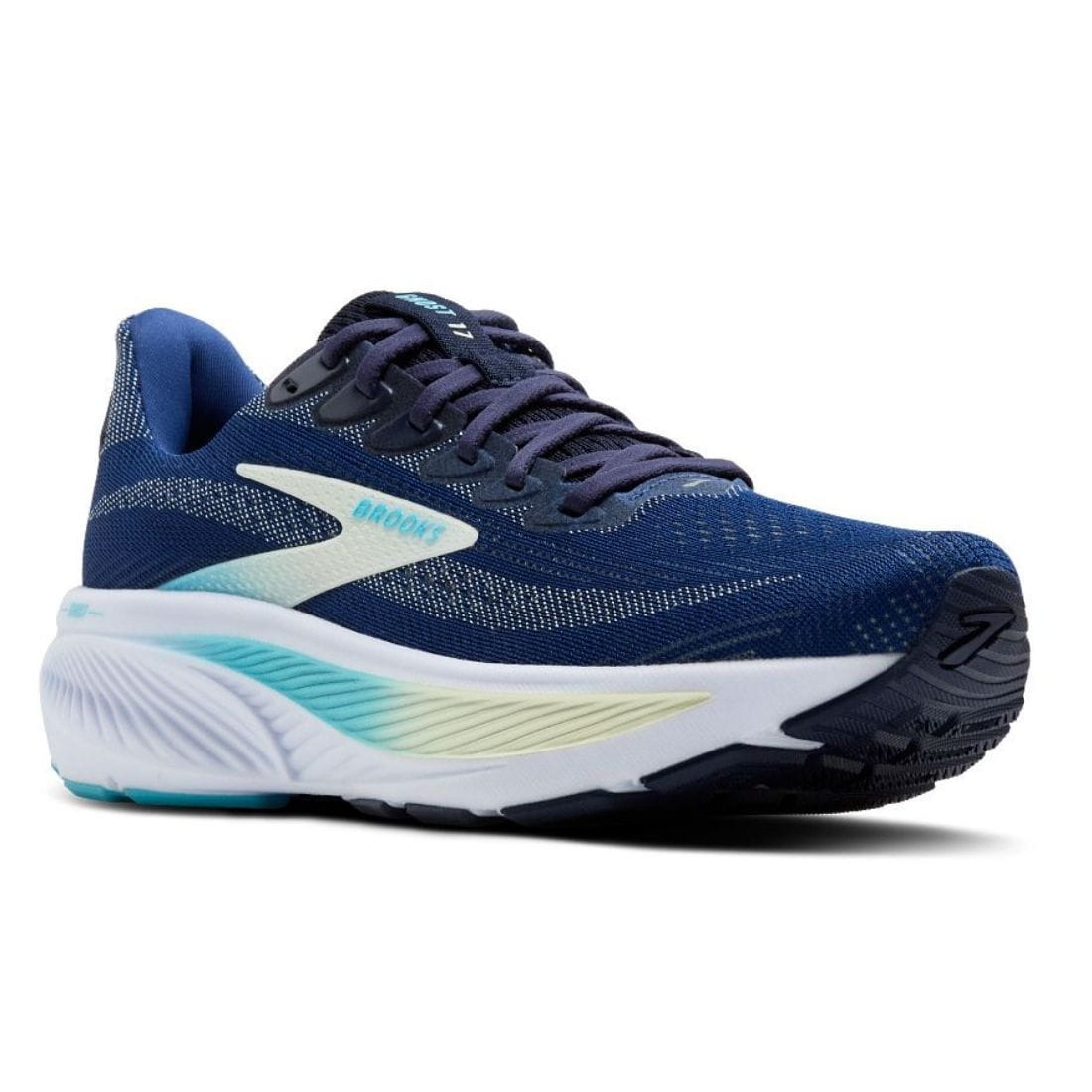 Damskie buty do biegania Brooks Ghost 17 – Navy/Green/Turquoise