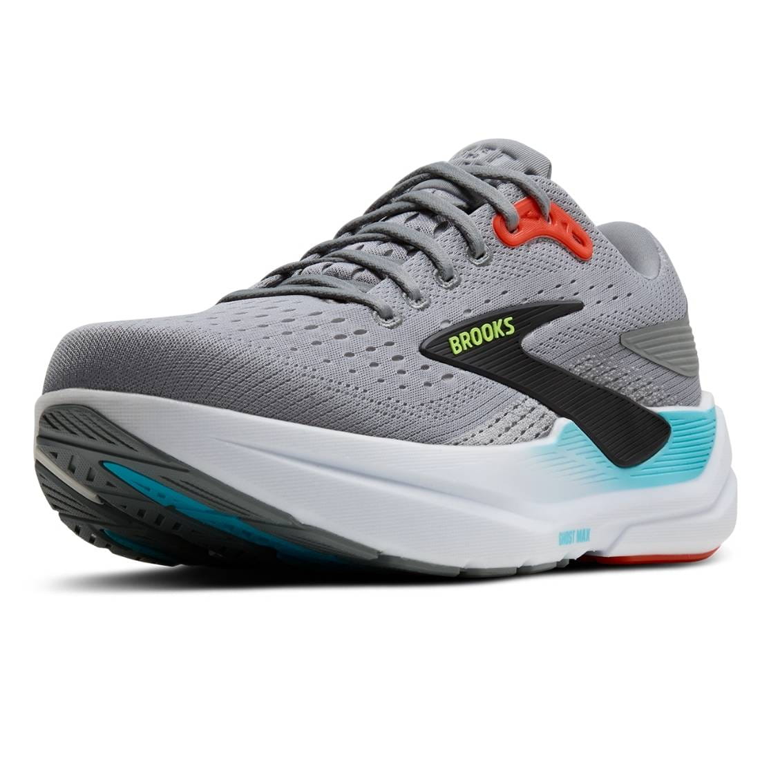Męskie buty do biegania Brooks Ghost Max 3 – Primer grey/Antarctica/Red