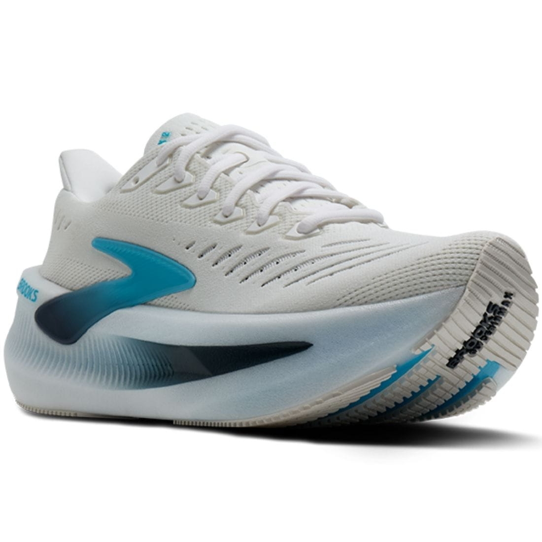 Męskie buty do biegania Brooks Glycerin Max 2 – White/Blue/Spellbound