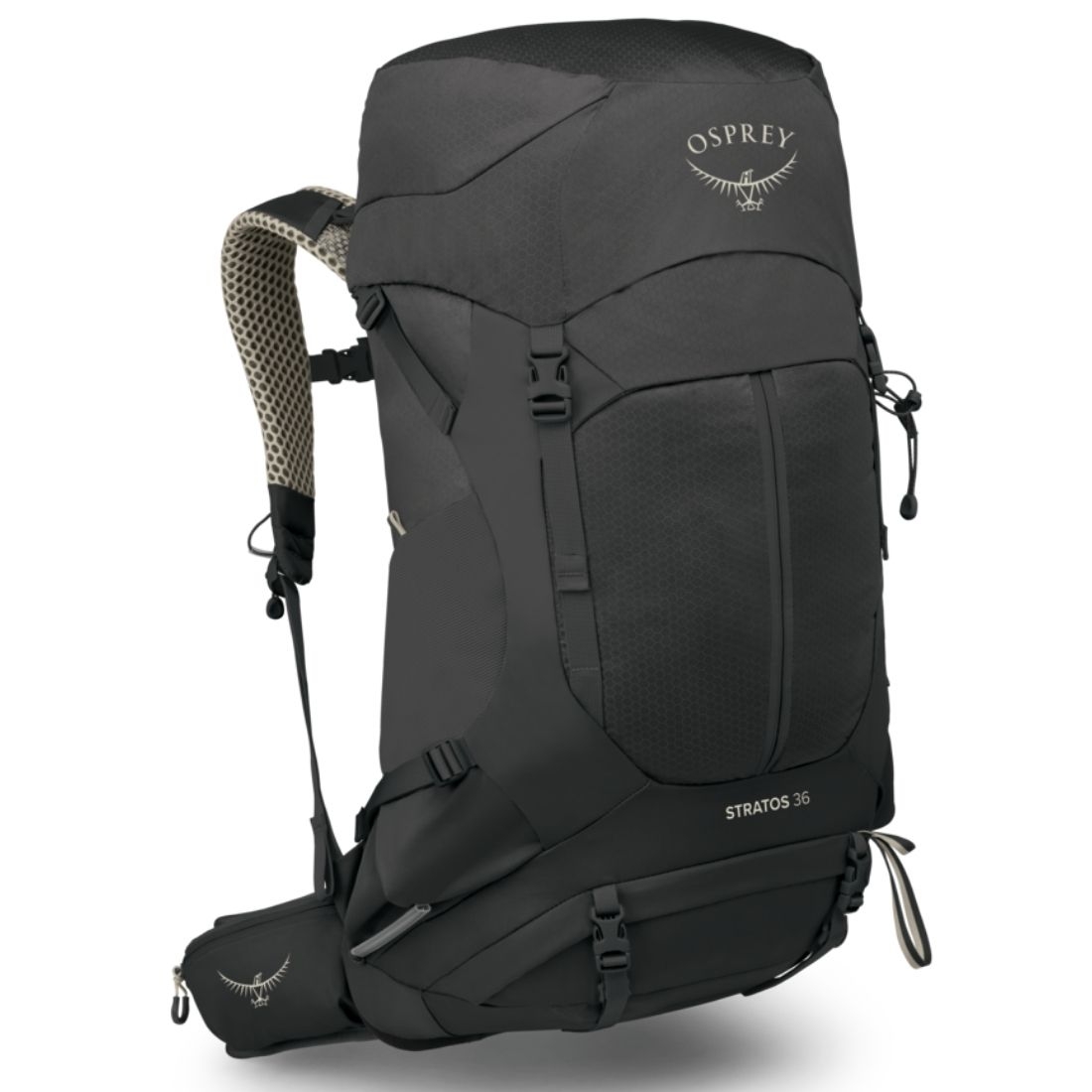 Męski plecak z wentylacją Osprey Stratos 36 – Raven Black