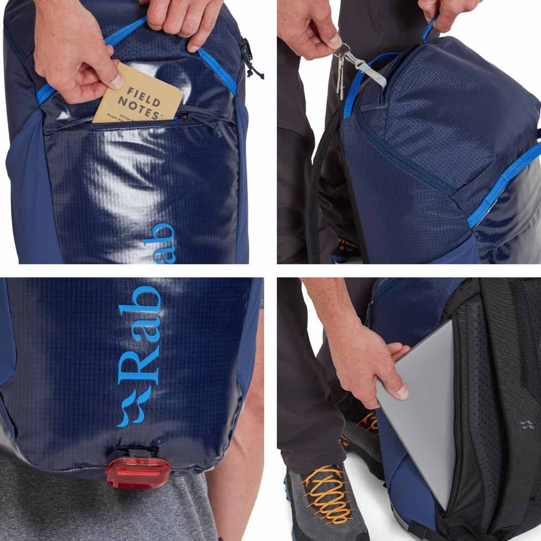 RAB ADRIFT 30 BLACK - Lifestyle rugzak